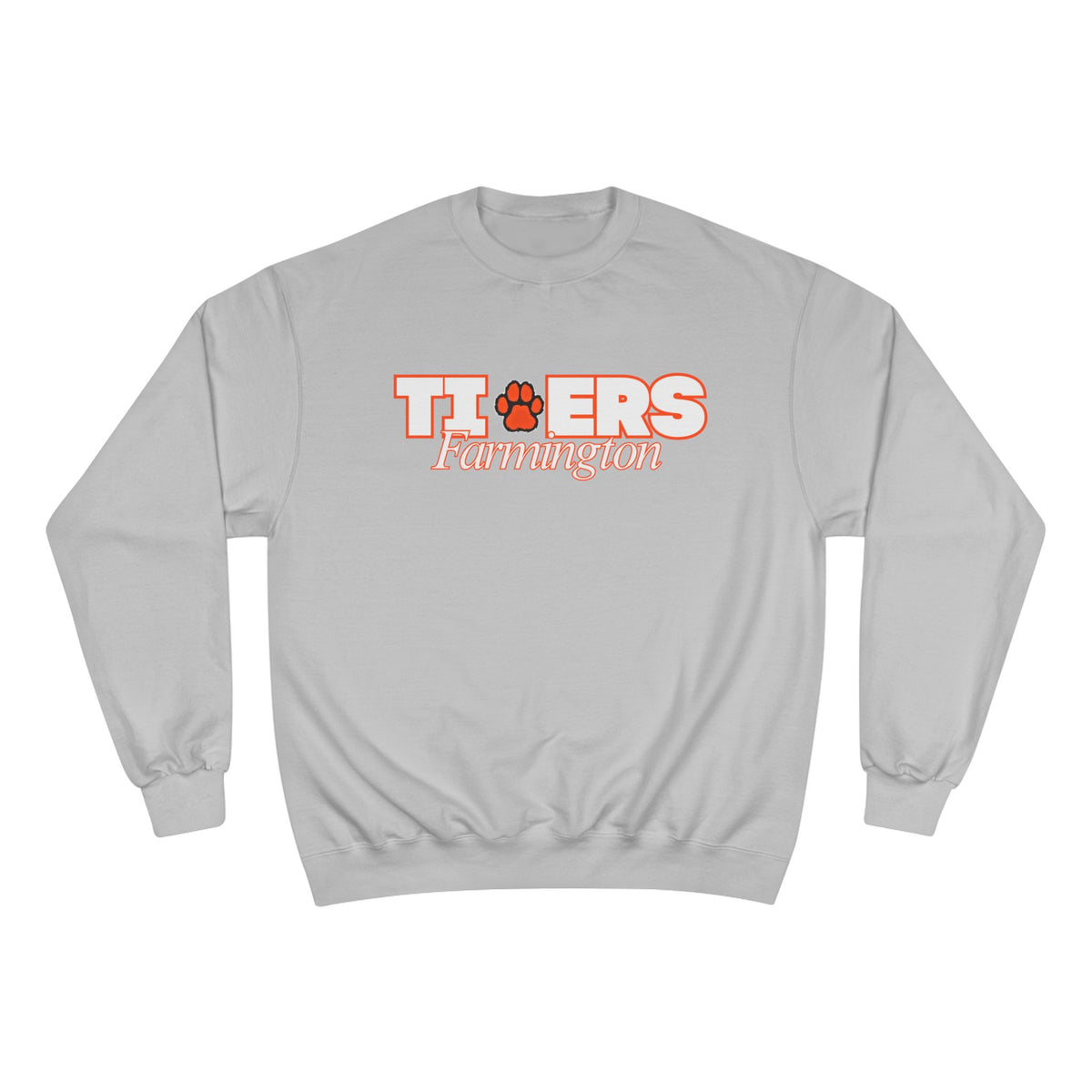 Farmington Tigers Paw Crewneck Sweatshirt – Heritage School Spirit Champion Sweatshirt