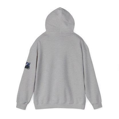 Rogers Royals Ironman Hoodie — School Spirit Pullover with Sleeve Mascot