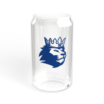 Hopkins Royals 16oz Sipper Glass with Bamboo Lid - Perfect for Celebrations and Everyday Use