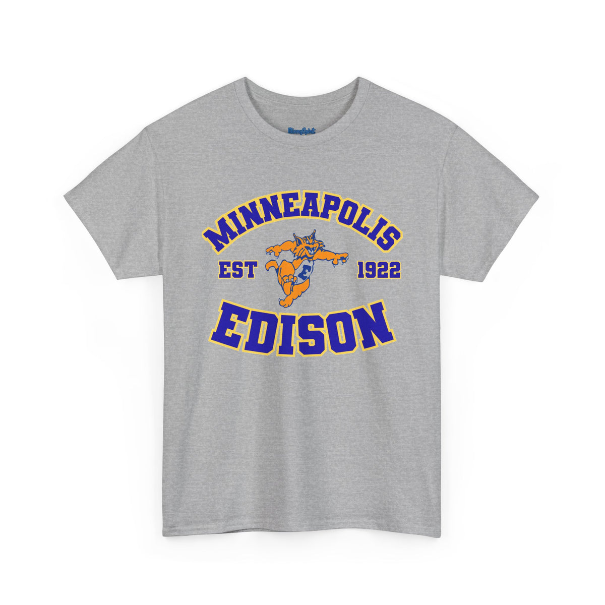 Edison Minneapolis Tee - Vintage Mascot School Spirit Shirt (Est. 1922)