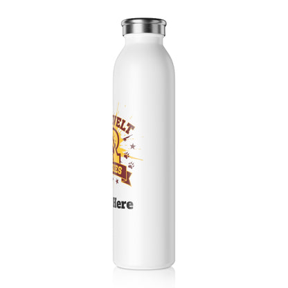 Minneapolis Roosevelt Teddies Slim Water Bottle —  Stainless Insulated Bottle