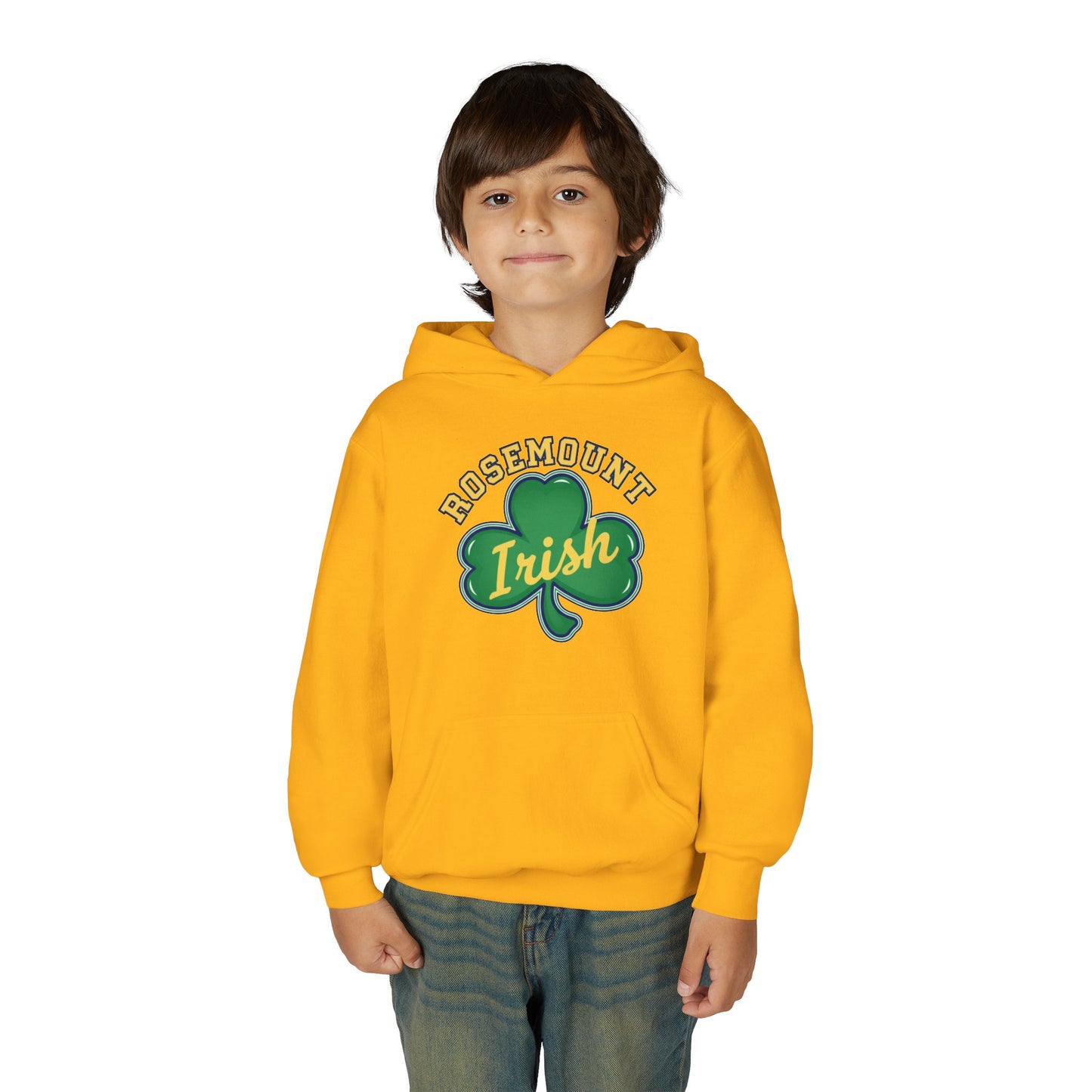 Rosemount Irish Youth Heavy Blend Hoodie - Cozy & Stylish Sweatshirt for Kids