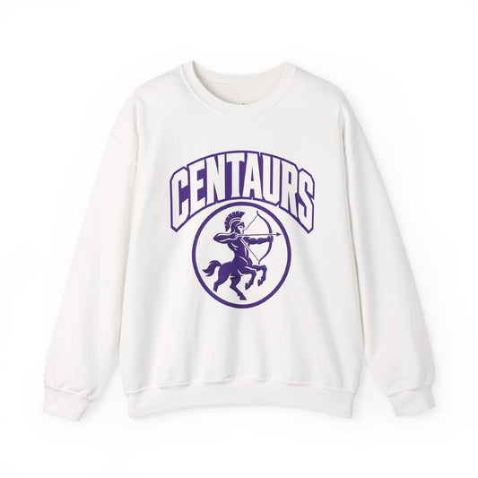 Brooklyn Center Centaurs White Logo Sweatshirt