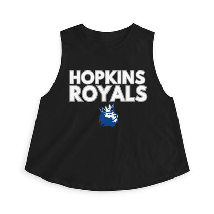 Hopkins Royals Women's Crop Top — School Spirit Athletic Cropped Tank