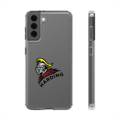 Clear Phone Case with Harding Logo