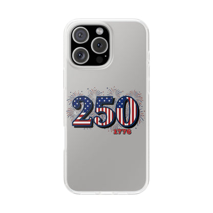 American Flag iphone case 250th Anniversary Fireworks