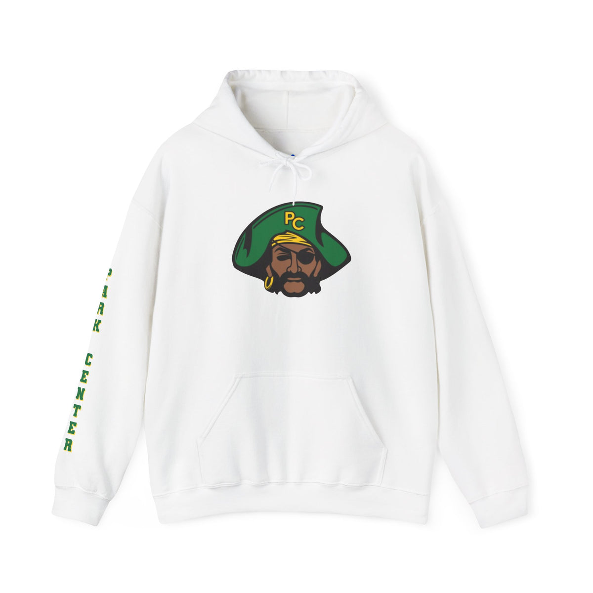 Pirate Captain Logo Hoodie - Park Center Crewneck Pullover