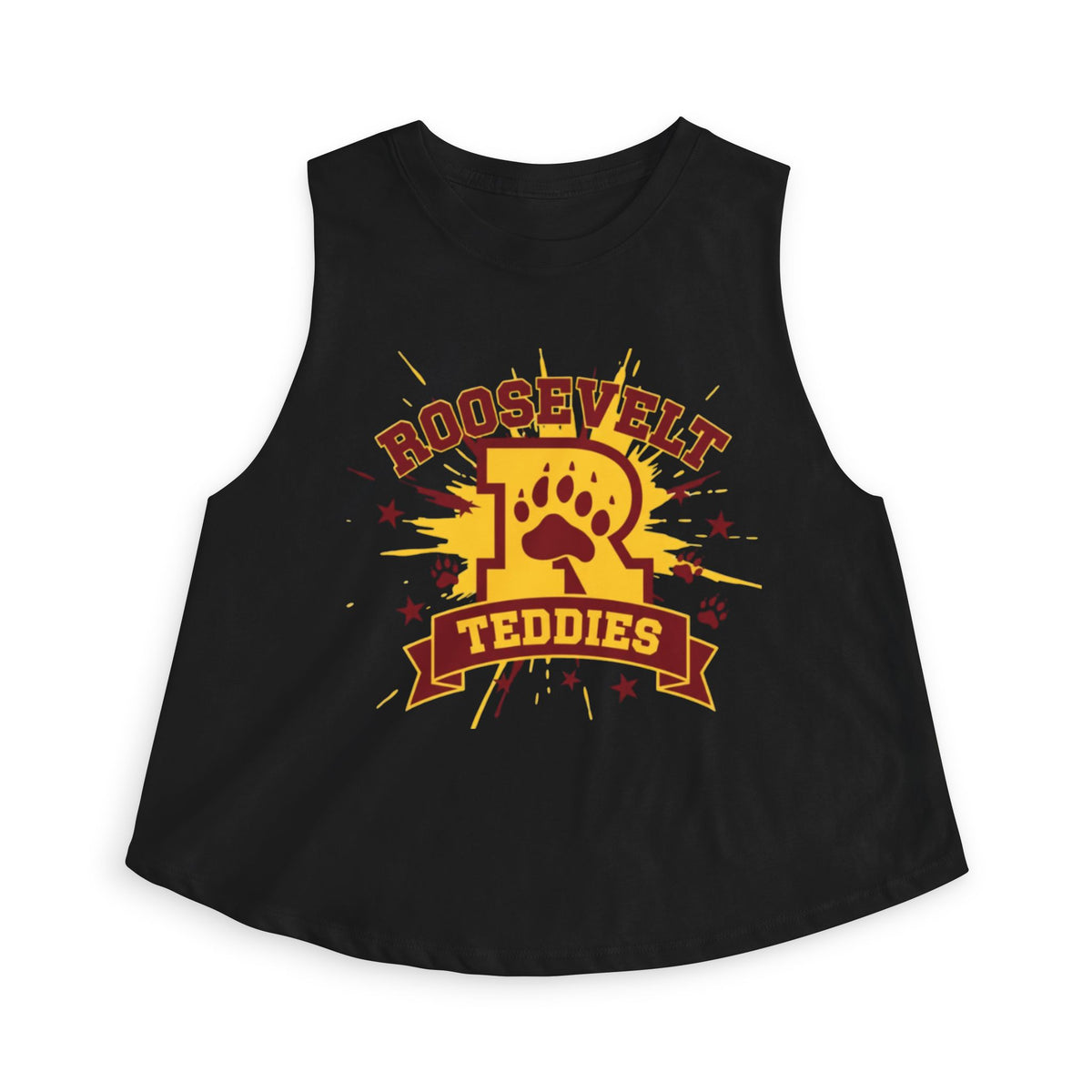 Minneapolis Roosevelt Teddies Crop Top — Women’s Athletic Tank