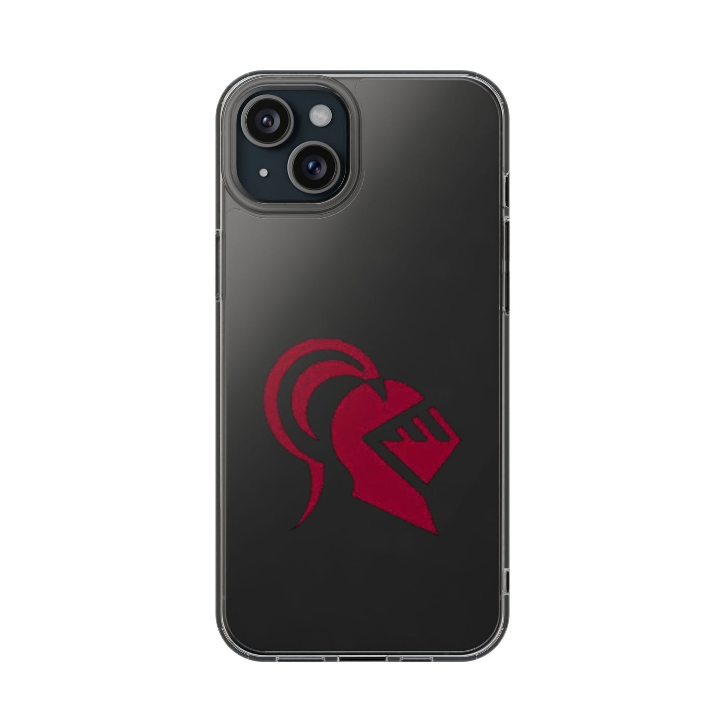 Irondale Knights Shield Clear Phone Case - Durable Protection with Bold Design