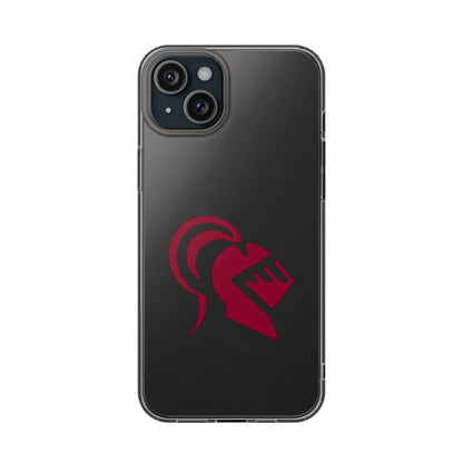Irondale Knights Shield Clear Phone Case - Durable Protection with Bold Design