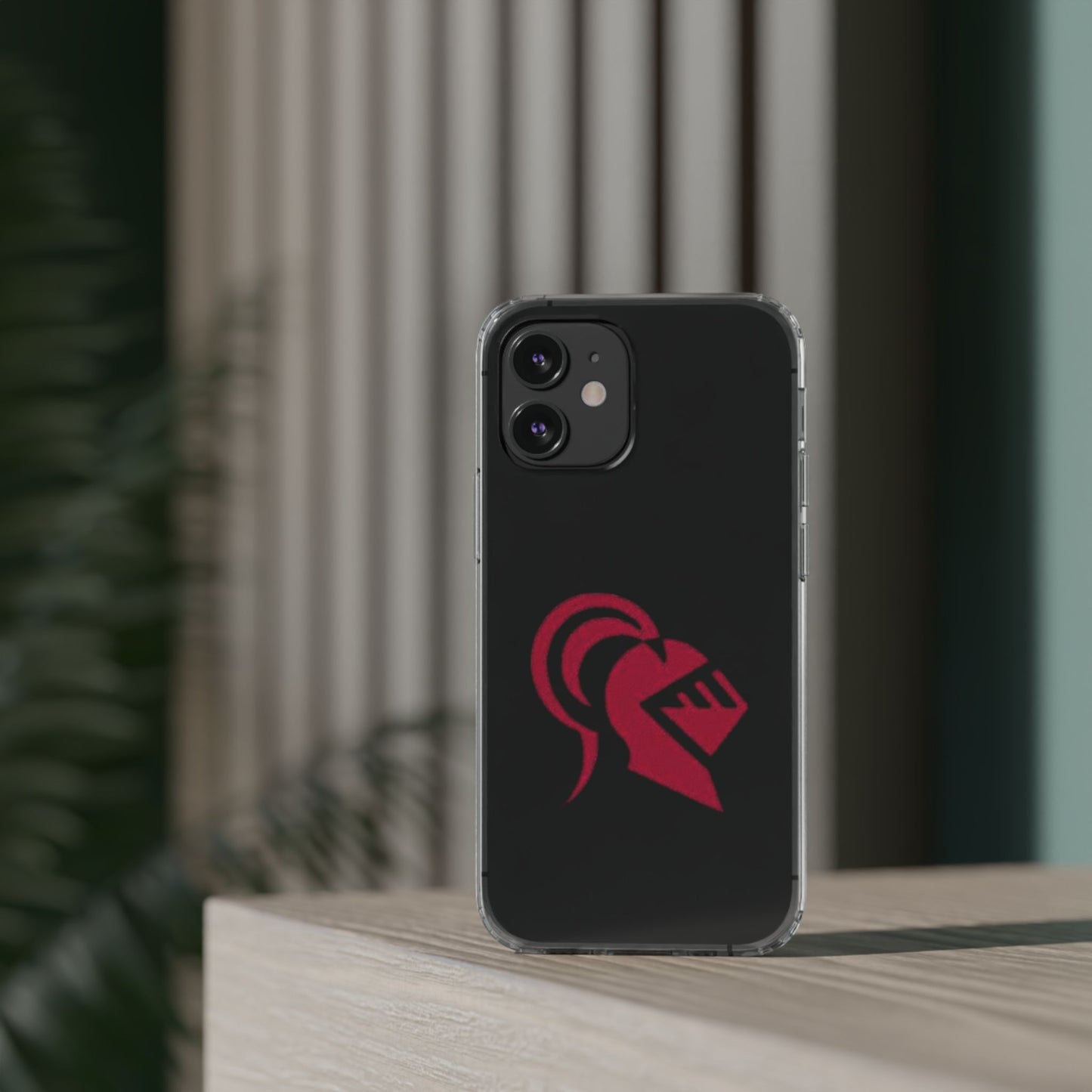 Irondale Knights Shield Clear Phone Case - Durable Protection with Bold Design