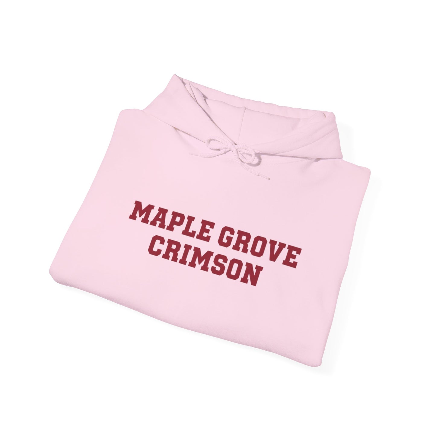 Maple Grove Crimson Unisex Heavy Blend™ Hooded Sweatshirt - Cozy and Stylish for School Spirit