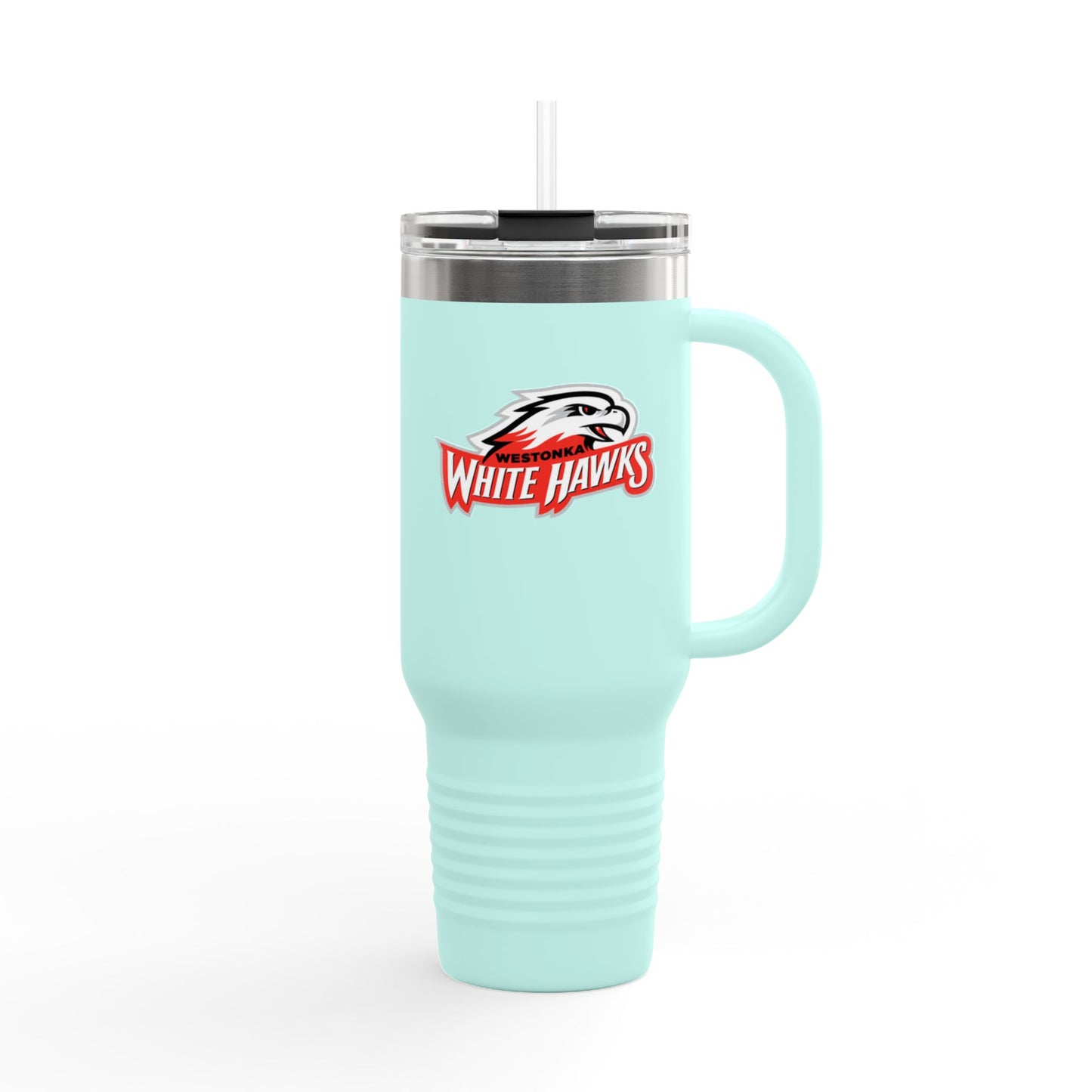 Mound Westonka White Hawks Insulated Travel Mug, 40oz