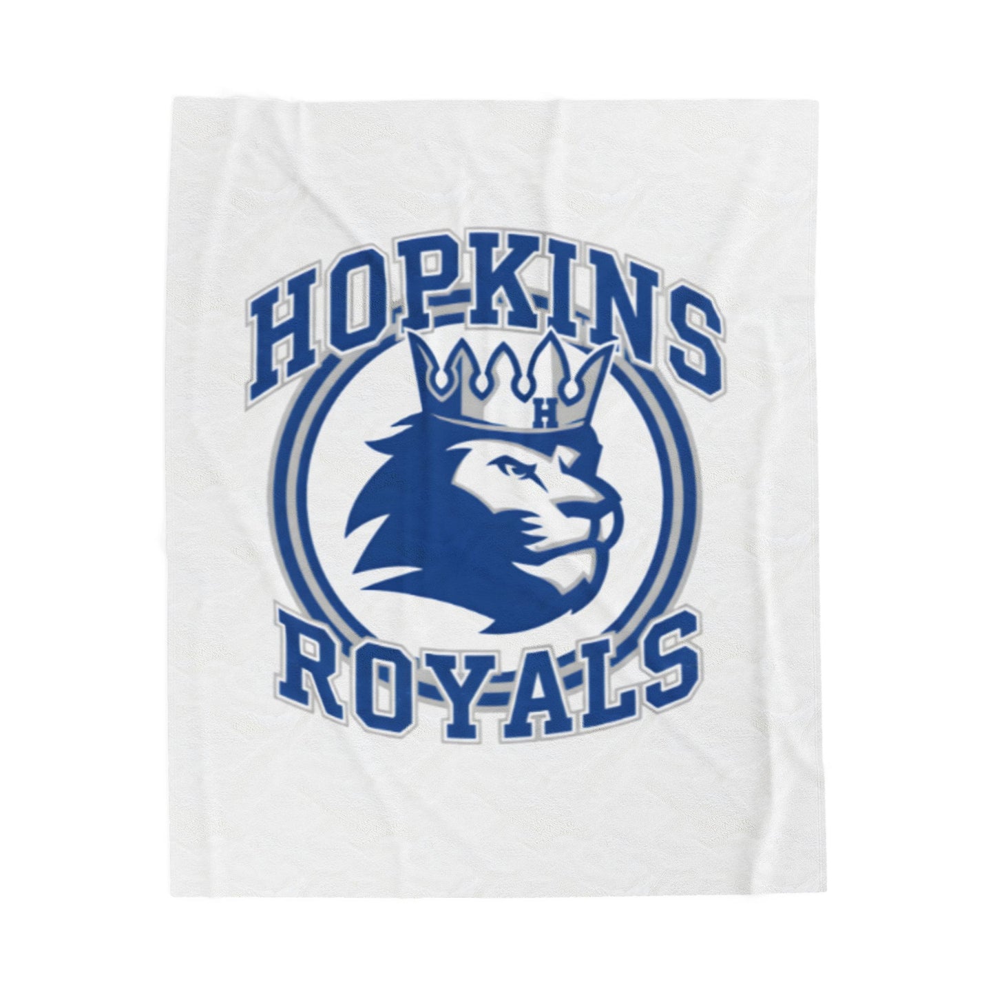 Hopkins Royals Velveteen Plush Blanket - Soft Cozy Throw for Game Day and Home Decor