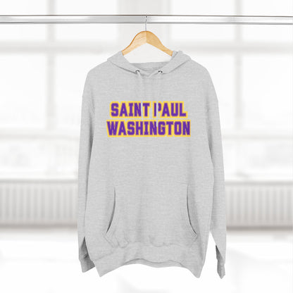 Saint Paul Washington Tech Eagles Hoodie — Collegiate Pullover with Bold Varsity Text