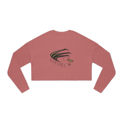 East Ridge Raptors Women's Cropped Sweatshirt - Stylish Raptors Design for Casual Vibes