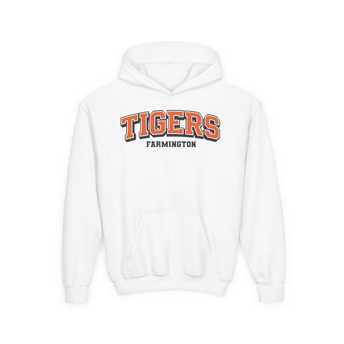 Farmington Tigers Hoodie - Cozy Heavy Blend Sweatshirt for Kids