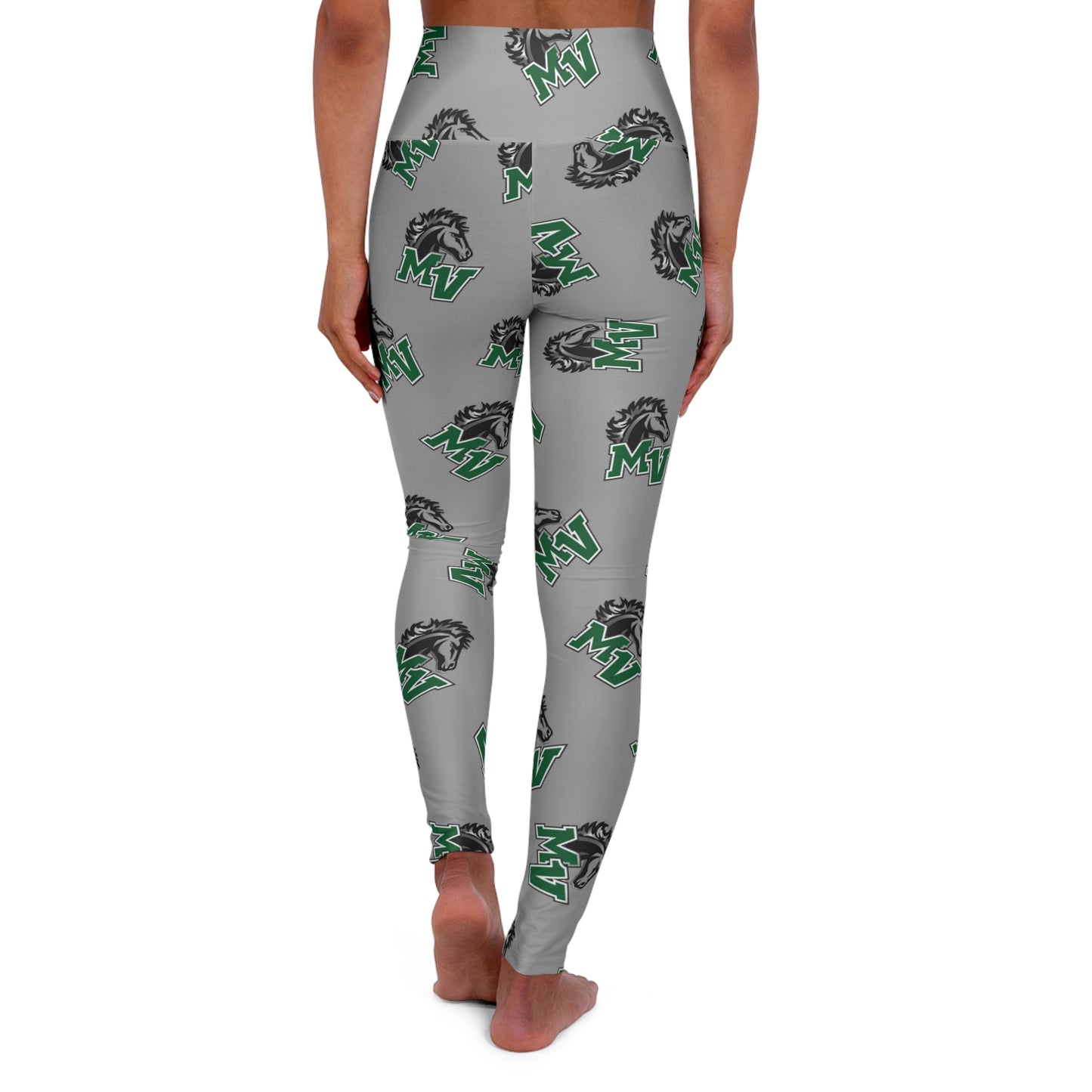Mounds View Mustangs High Waisted Yoga Leggings