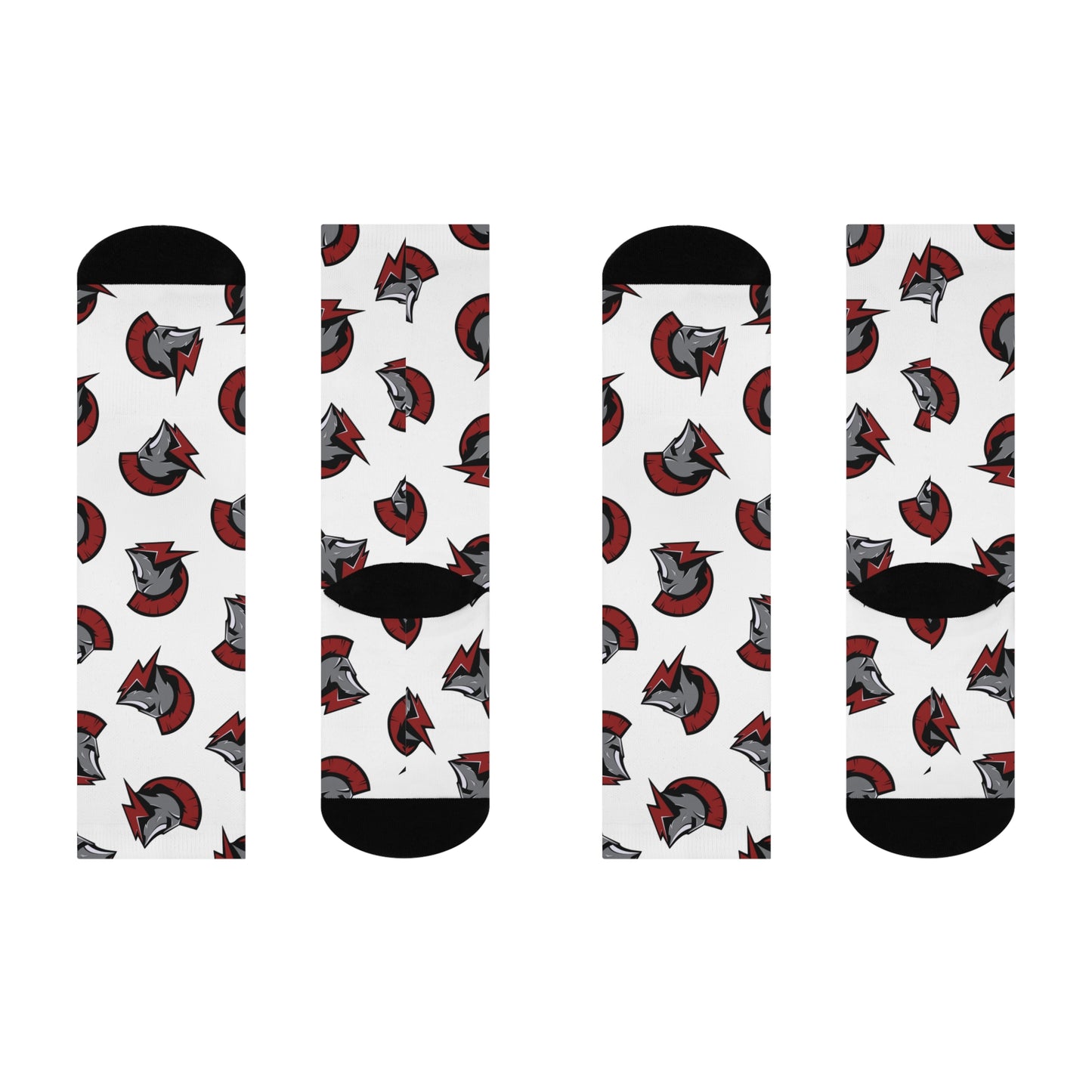 Richfield Spartans Trendy Cushioned Crew Socks