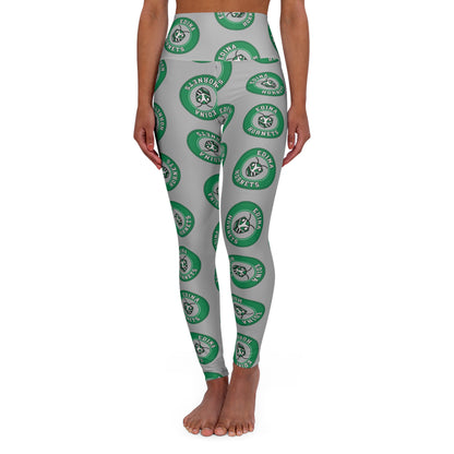 Edina Hornets High Waisted Leggings - Comfortable & Stylish Activewear for Fitness Enthusiasts