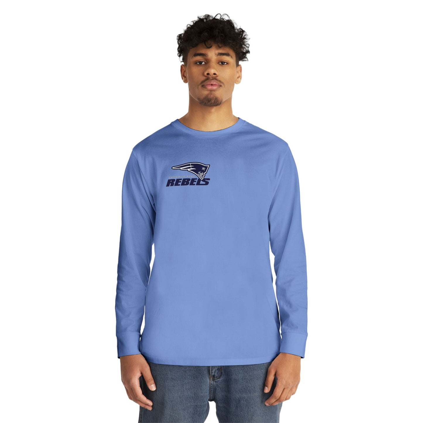 Champlin Park Rebels Casual Long Sleeve Crewneck Tee - Perfect for Everyday Wear