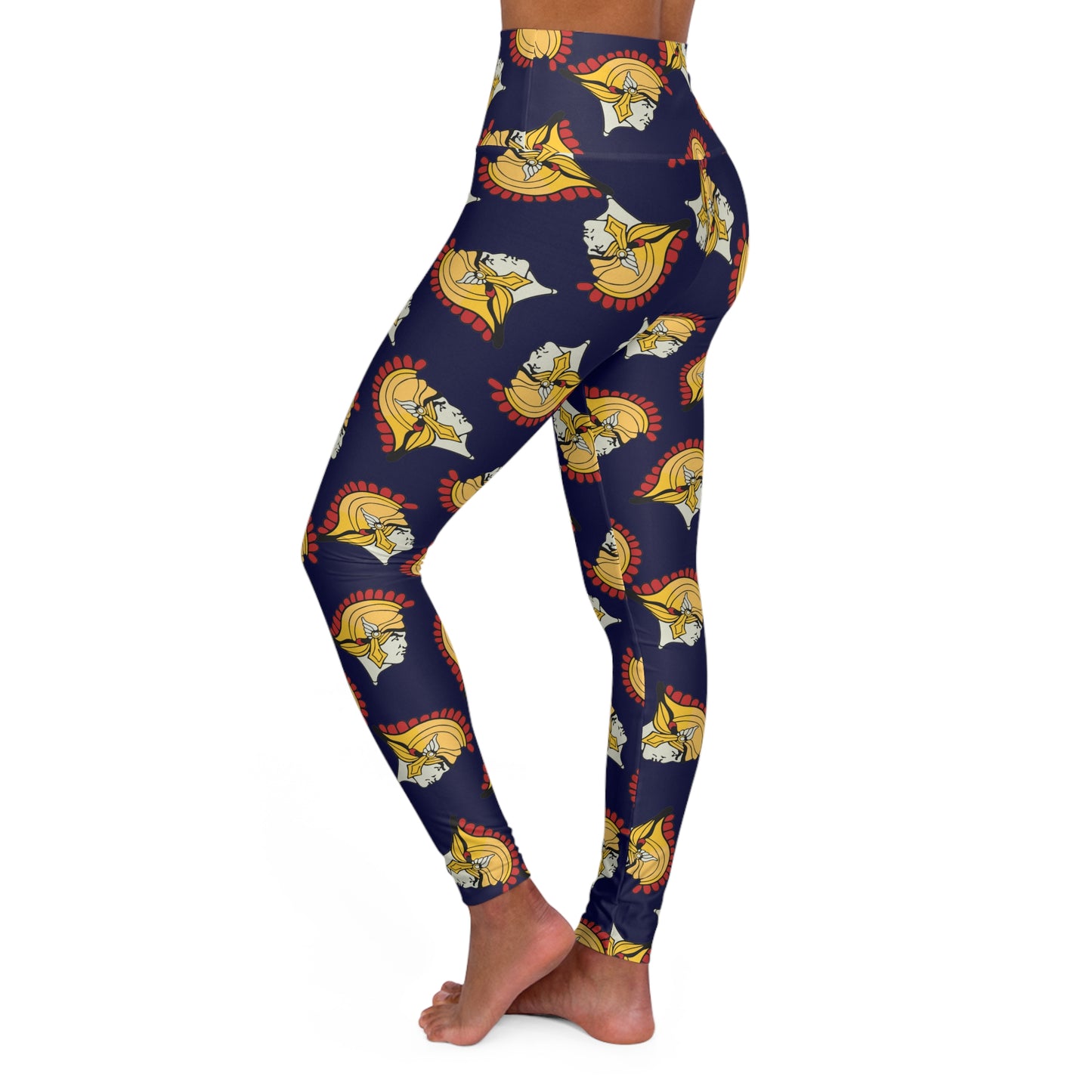 Orono Spartans Trendy High Waisted Leggings