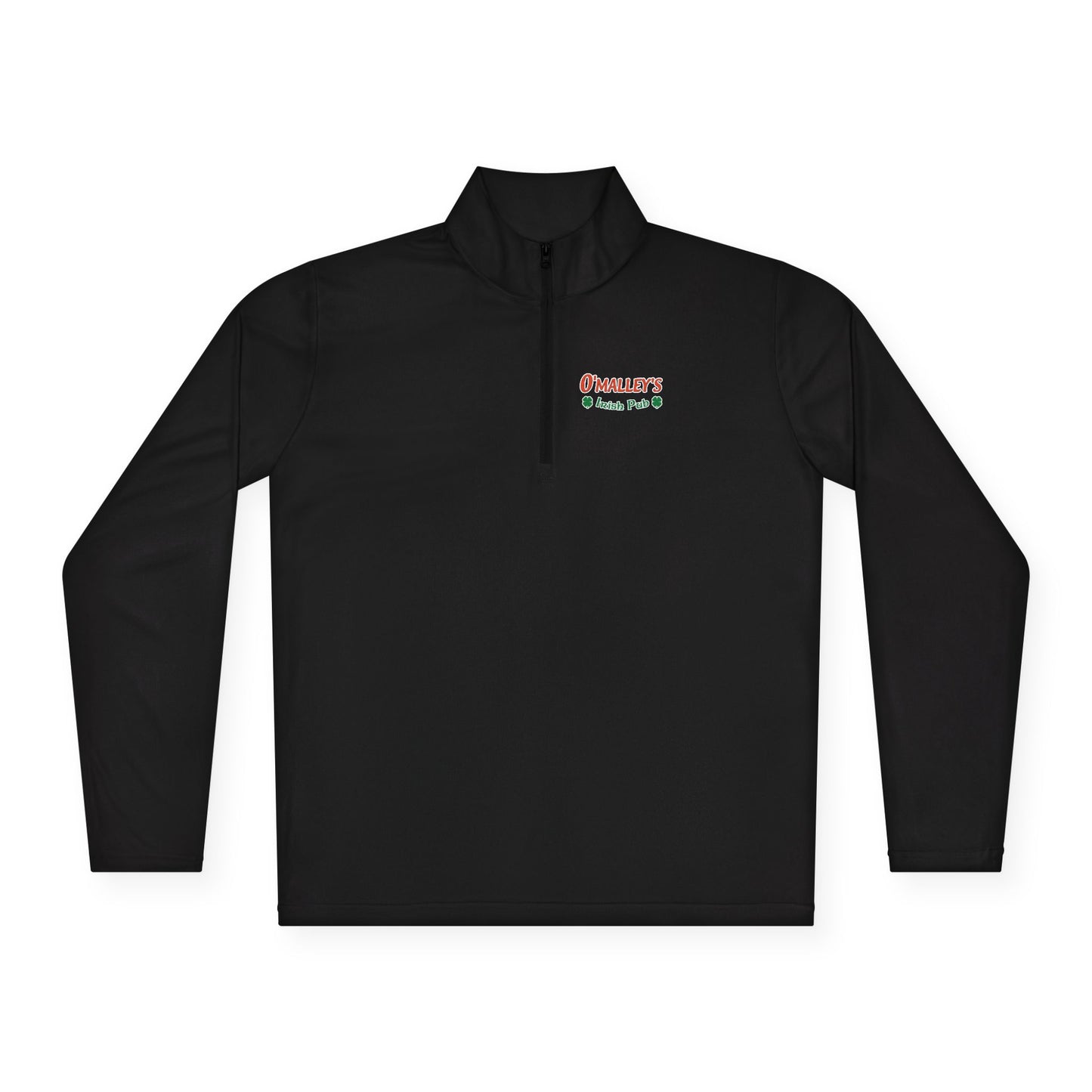 Quarter-Zip Pullover — O'Malley's Logo Embroidered Chest - Unisex