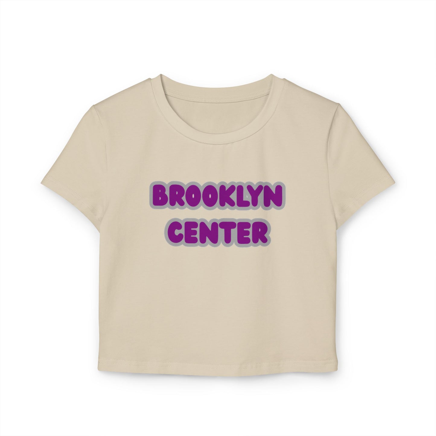 Brooklyn Center Centaurs Women’s Baby Tee - Retro Graphic Top for Casual Vibes