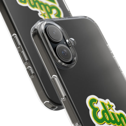 Custom Clear Phone Case with Edina Design - Stylish Protection for Your Smartphone