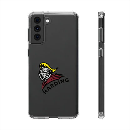 Clear Phone Case with Harding Logo