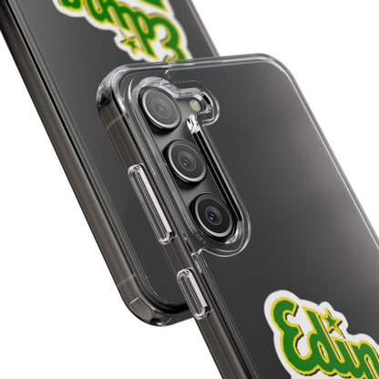 Custom Clear Phone Case with Edina Design - Stylish Protection for Your Smartphone