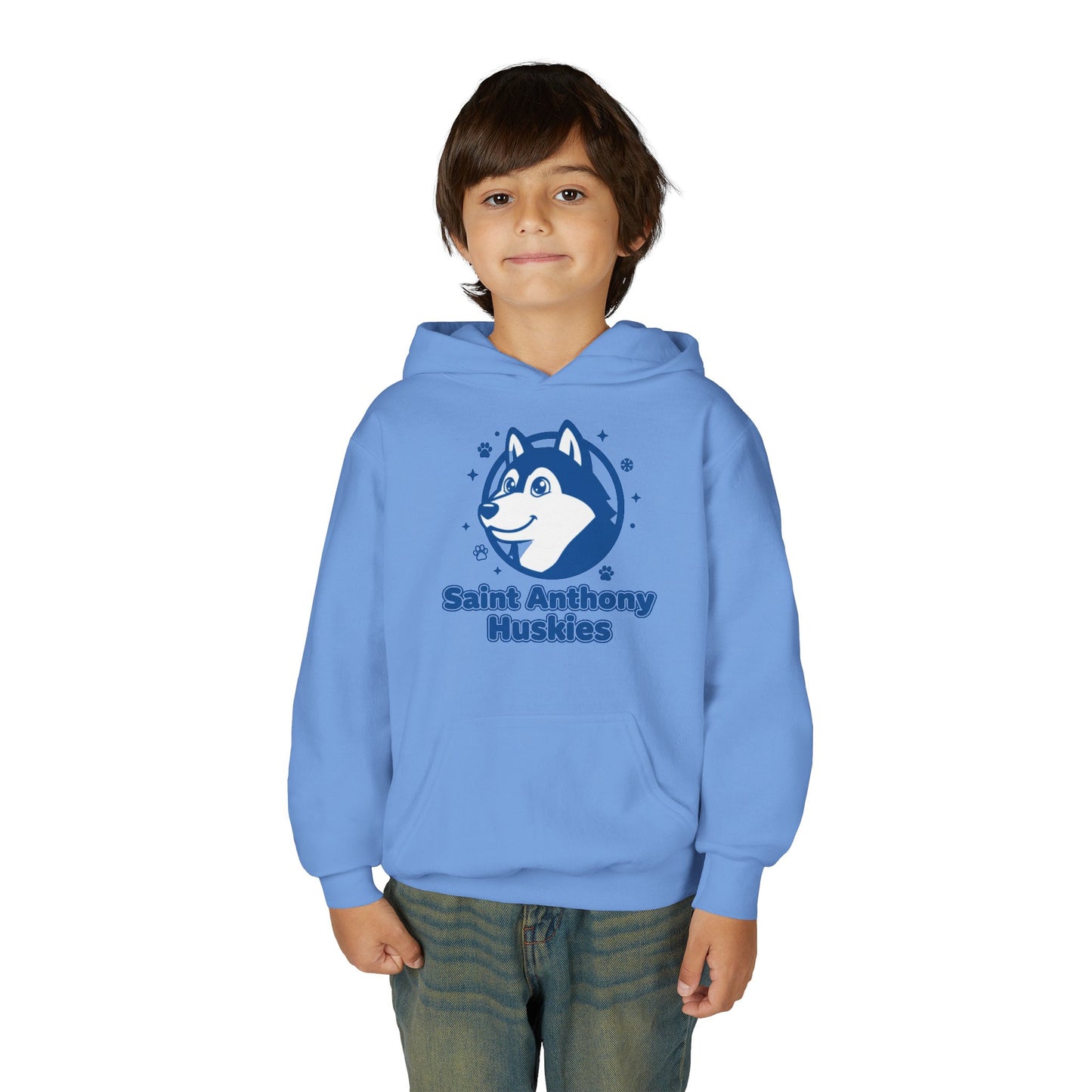 Saint Anthony Huskies Youth Heavy Blend Hooded Sweatshirt