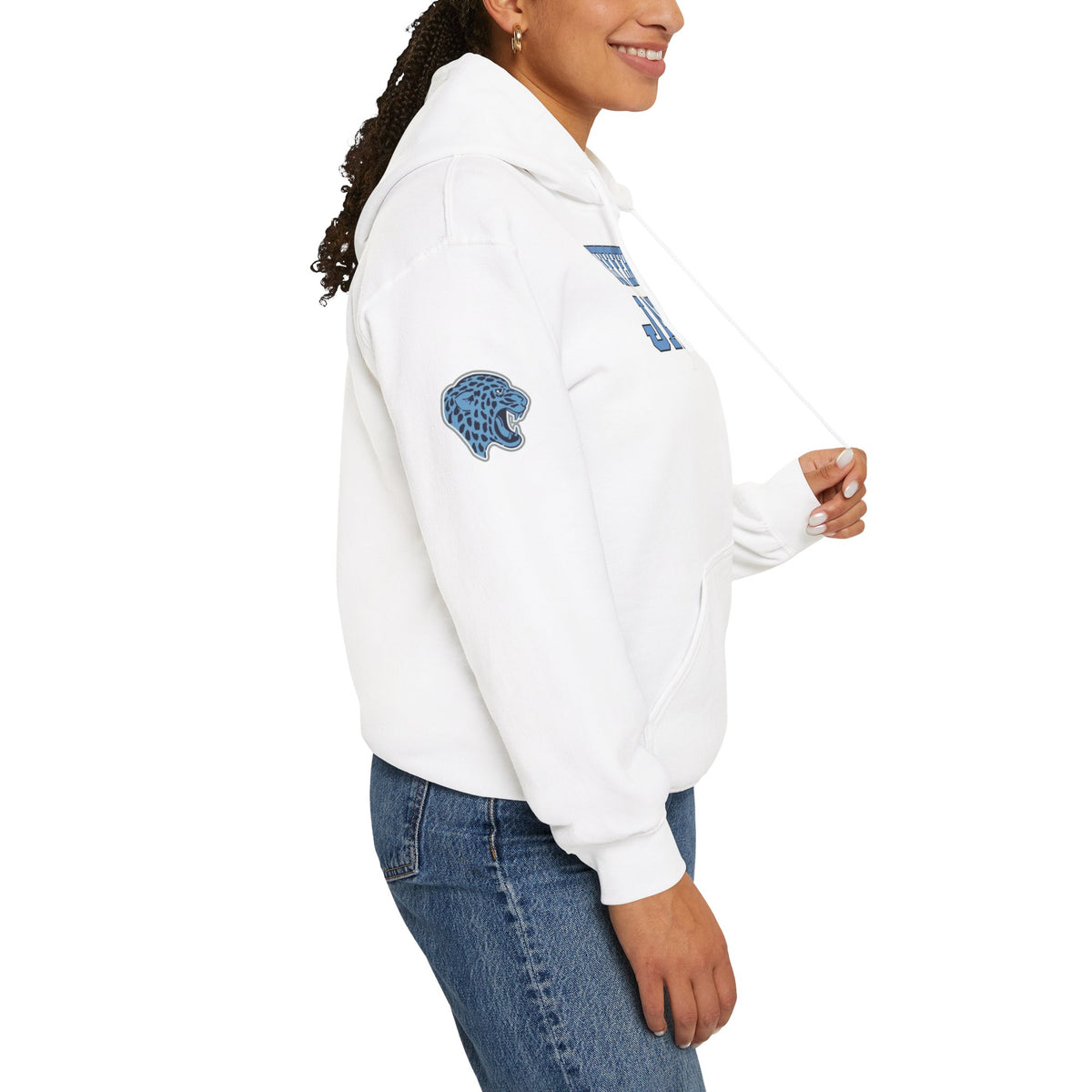 Bloomington Jefferson Jaguars Block Sweatshirt