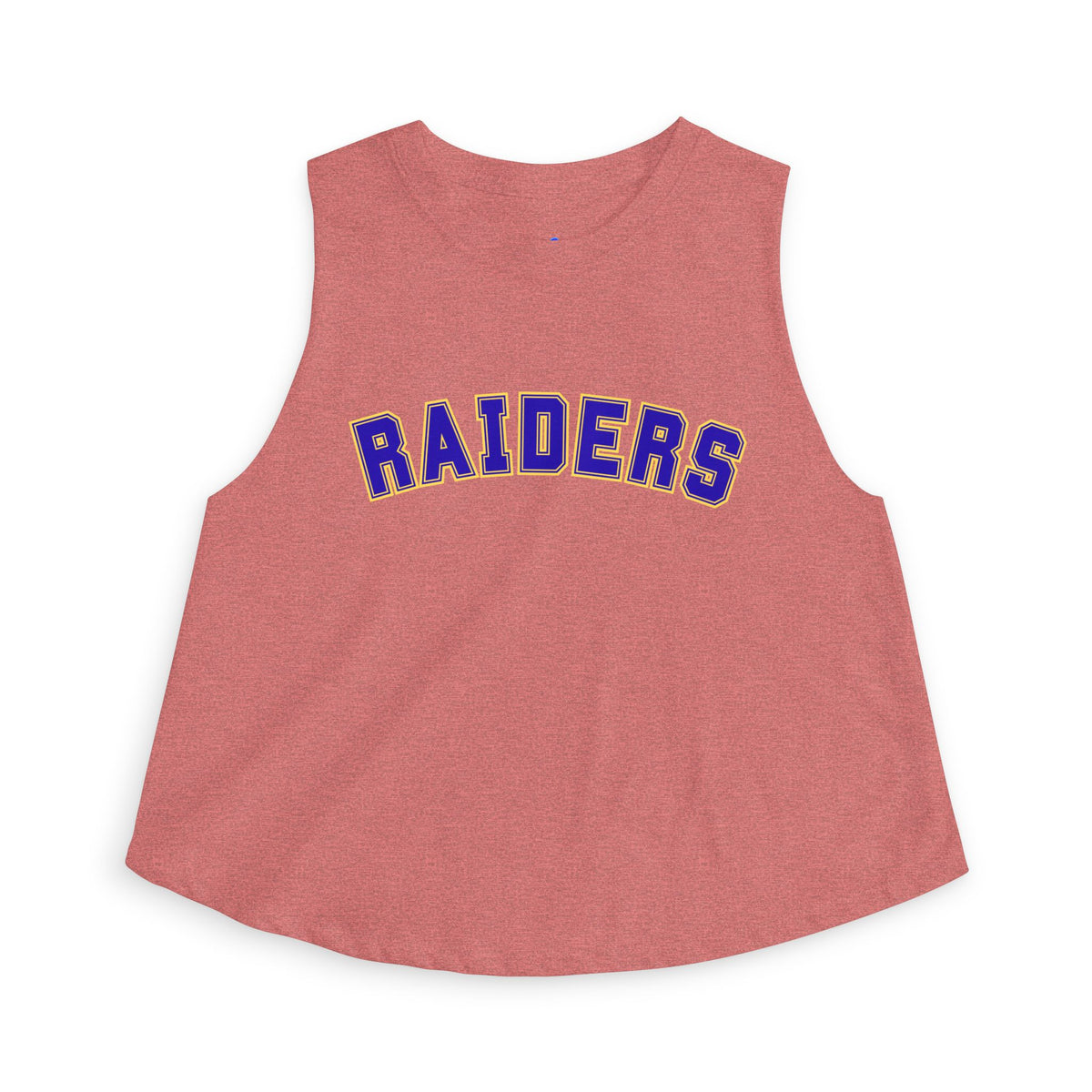 Hastings Raiders Crop Top — Women’s Athletic Tank with 'RAIDERS' Arch Logo