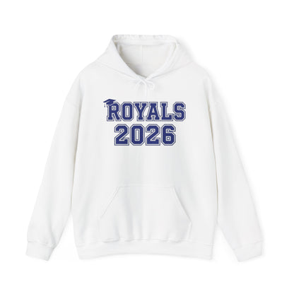 Woodbury Royals Class of 2026 Block Hoodie