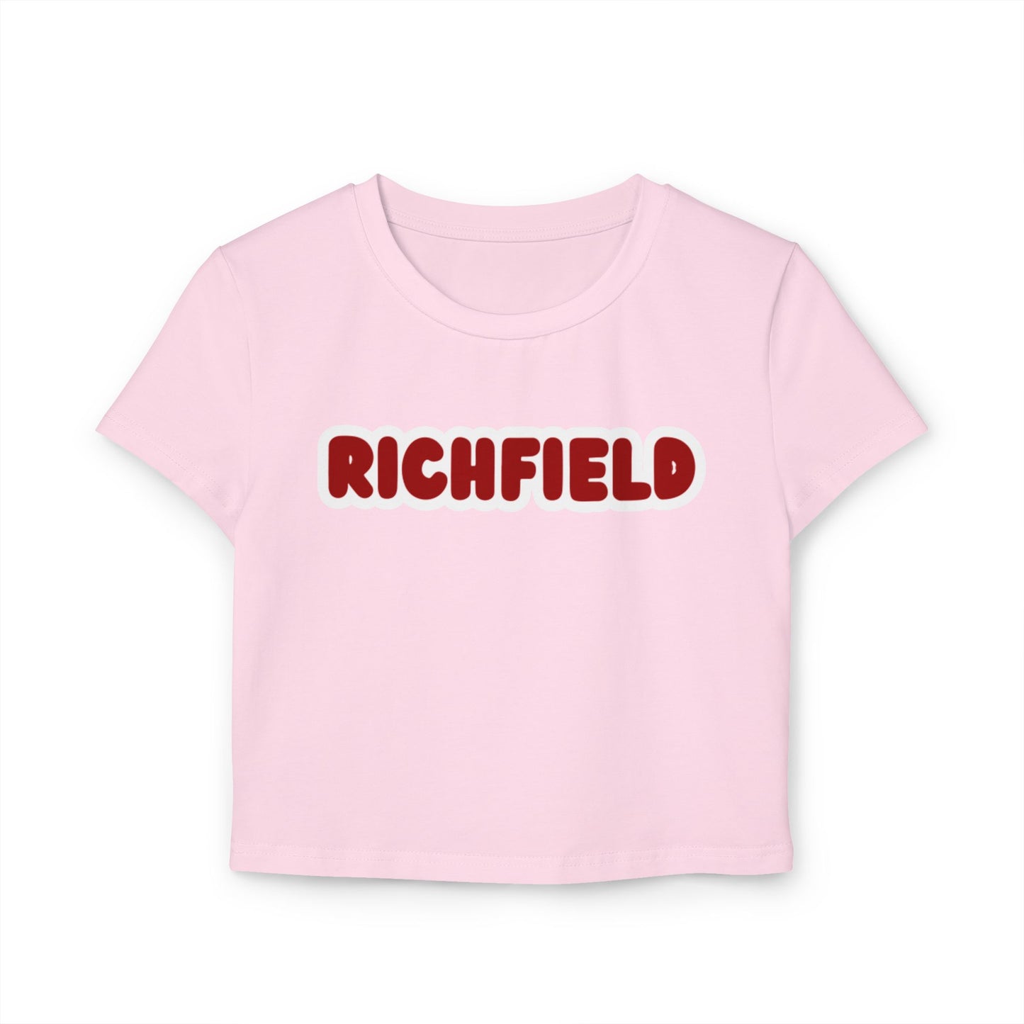 Richfield Spartans Women’s Baby Tee - Retro Graphic Top for Casual Vibes