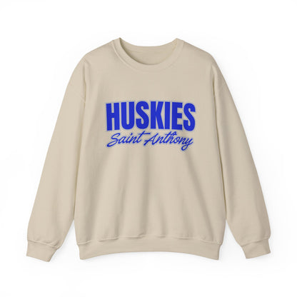 Saint Anthony Huskies Unisex Heavy Blend™ Crewneck Sweatshirt - Cozy Graphic Fashion