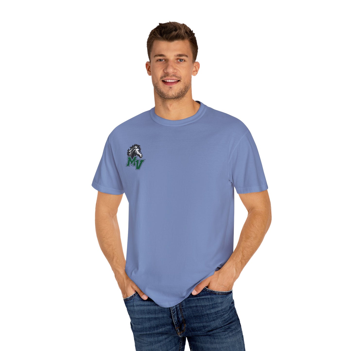 Mounds View Mustangs Unisex Garment-Dyed T-Shirt