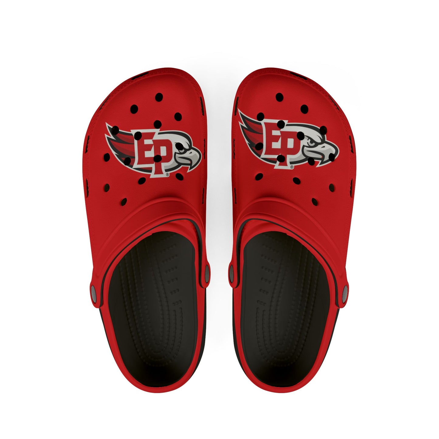Eden Prairie Eagles Red Stylish EVA Foam Rubber Clogs