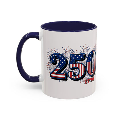Patriotic Coffee Mug - Americas 250th Anniversary