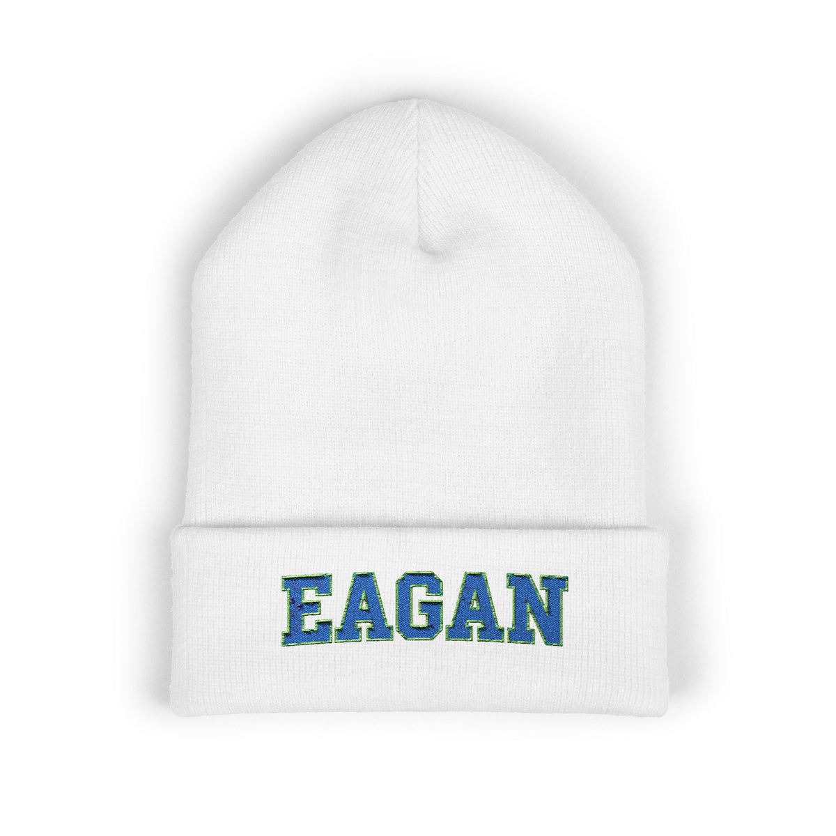Eagan Embroidered Cuffed Beanie — Cozy Town Pride Winter Hat