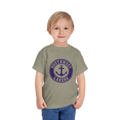 Minneapolis Southwest Lakers Toddler Tee - Cute Nautical Design for Little Fans