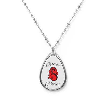 Stillwater Ponies "Forever" Oval Necklace