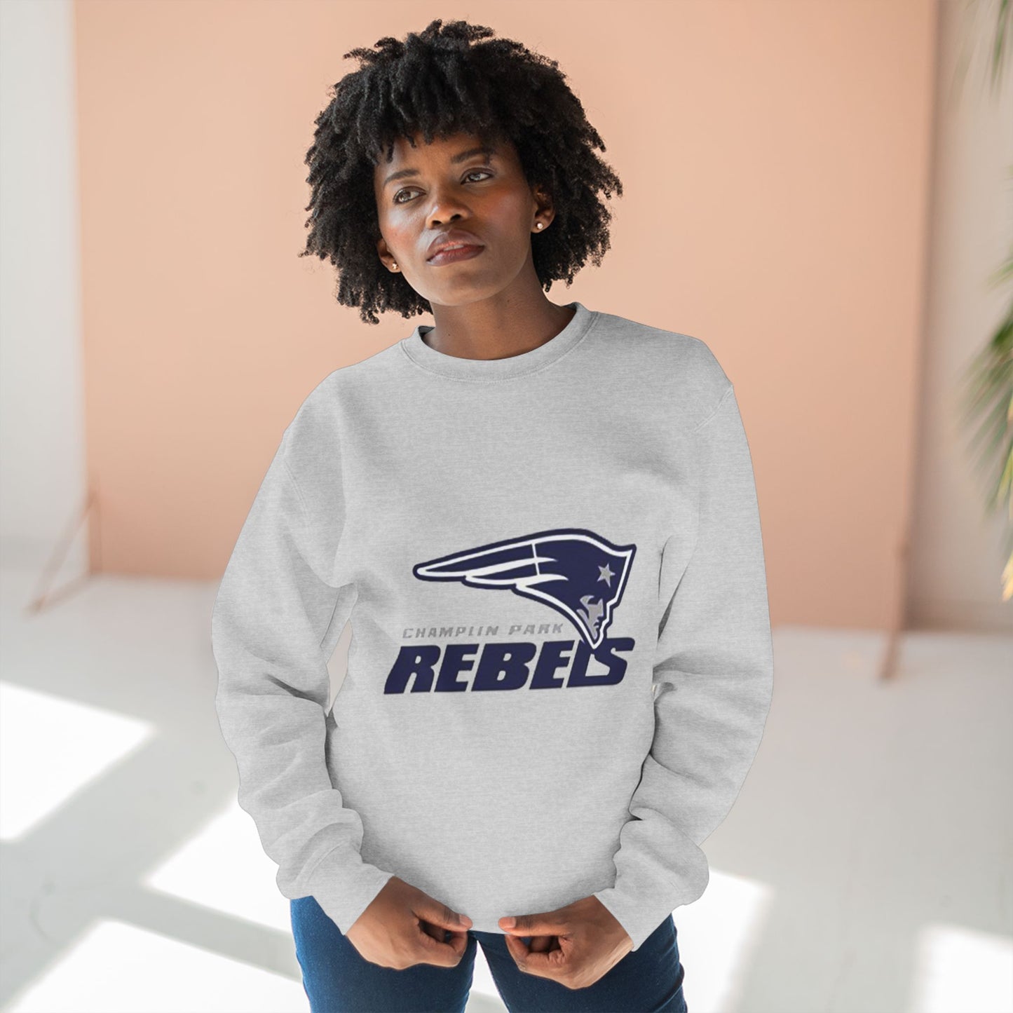 Champlin Park Rebels Unisex Crewneck Sweatshirt  - Cozy Everyday Wear