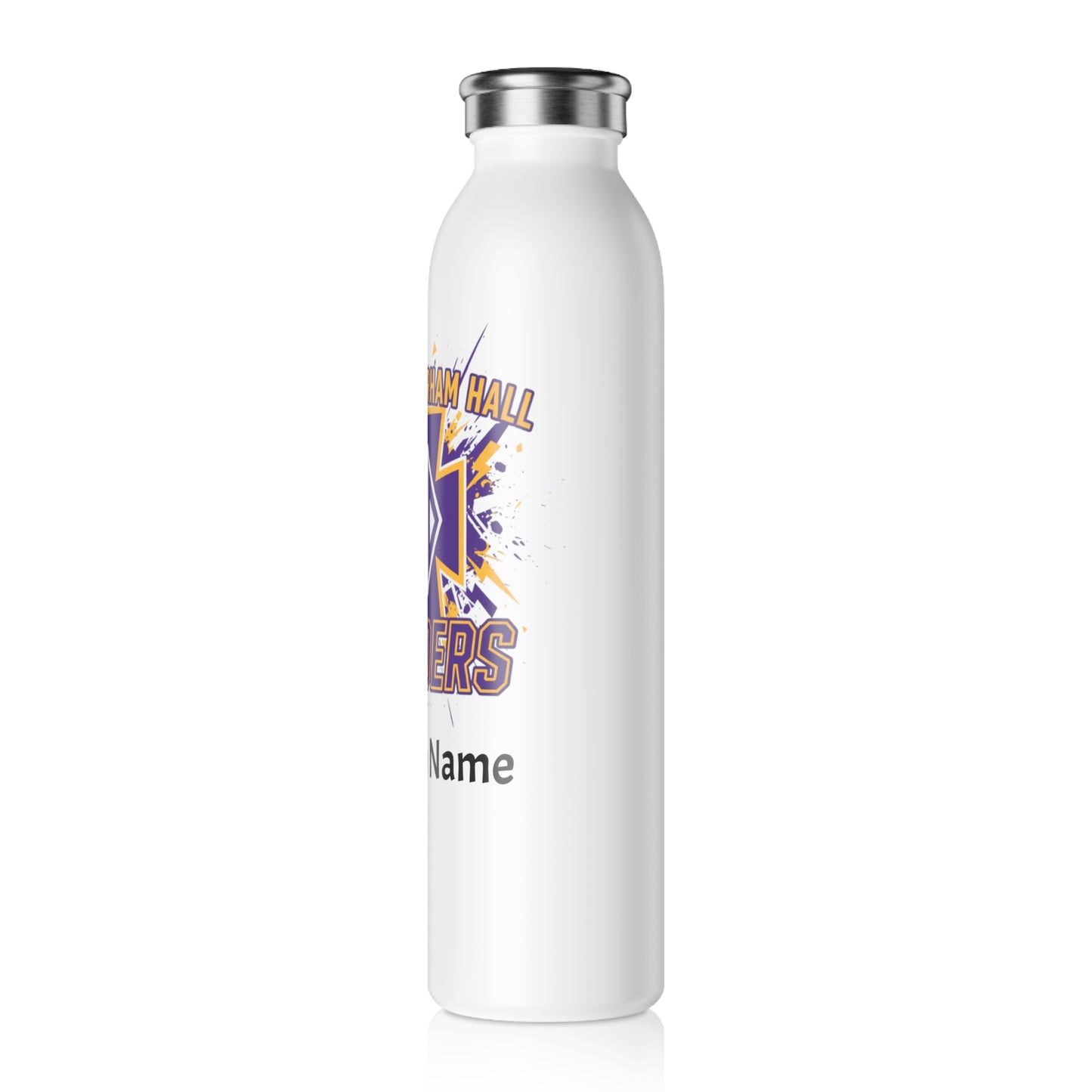 Cretin Derham Hall Slim Water Bottle —  Stainless Insulated Bottle - Personalization Option