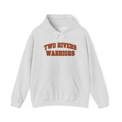 Two Rivers Warriors Unisex Heavy Blend™ Text Logo Hoodie - Cozy, Casual Sweatshirt for Outdoor Lovers