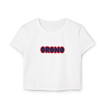 Orono Spartans Women’s Baby Tee - Retro Graphic Top for Casual Vibes
