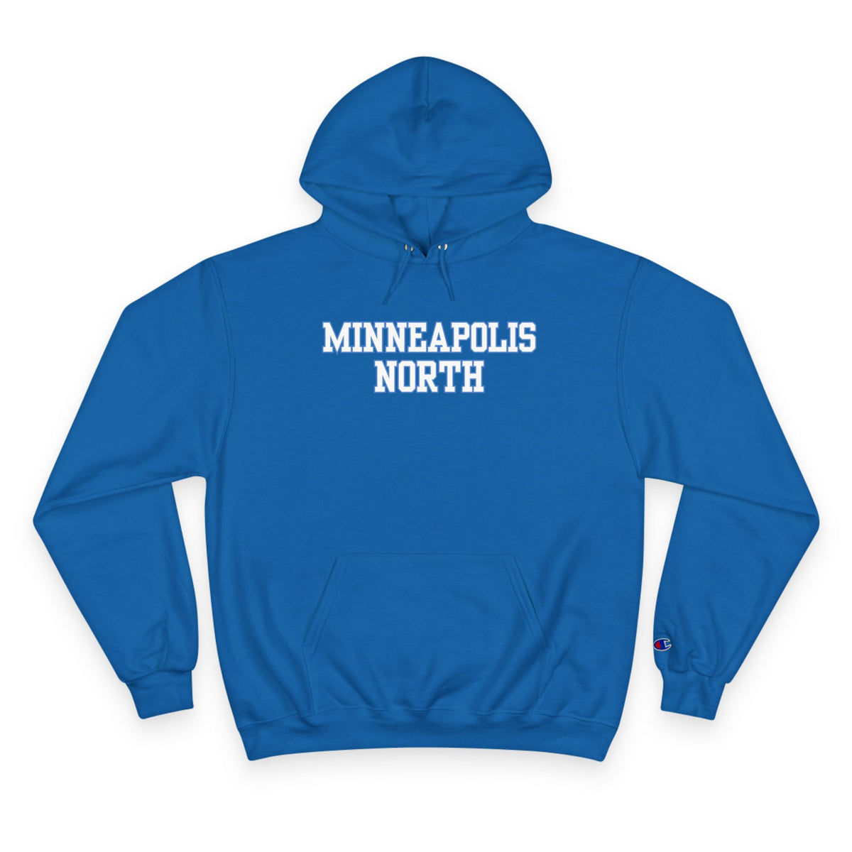 Minneapolis North Champion Hoodie — Retro Collegiate Pullover