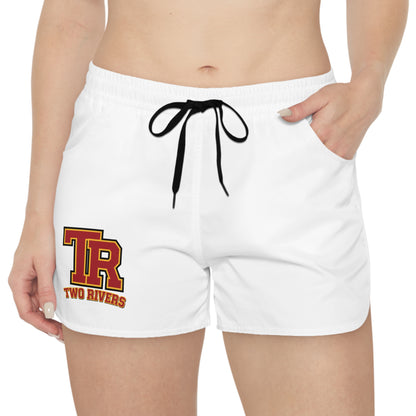Two Rivers Warriors Women's White Casual Shorts