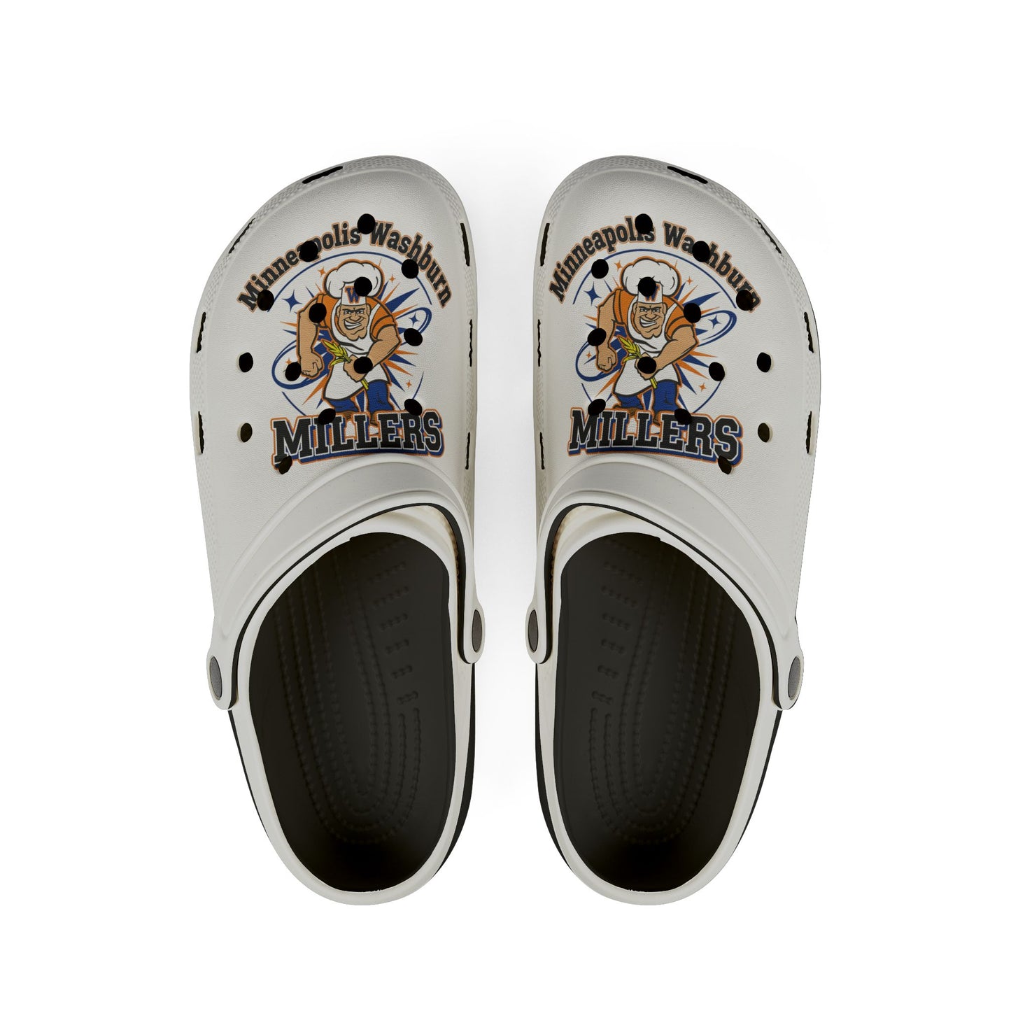 Minneapolis Washburn EVA Foam Clogs - Comfortable Rubber Shoes for Sports Fans